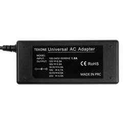 Универсальное зарядное устройство для ноутбука Luazon ZU20, 120 Вт, с переходниками 13 шт. - фото 51368300