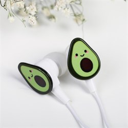 Наушники вакуумные, в пакете, «Авокадо», 10×15 см - фото 51368385