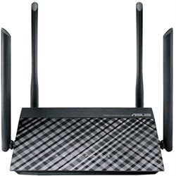 Wi-Fi роутер беспроводной Asus RT-AC1200, 10/100 Мбит, чёрный - фото 51368392