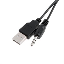 Компьютерные колонки 2.0 Qumo Mask AS004, 2х5 Вт, USB, RGB подсветка, чёрные - фото 51368635