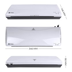 Ламинатор A4 75-175 мкм, 2 вала, скорость 30 см/мин, Гелеос «ЛМ А4+(БС)» - фото 51368812