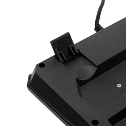 Клавиатура Qumo Base K59, проводная, мембранная, 104 клавиши, USB, подсветка, чёрная - фото 51368846