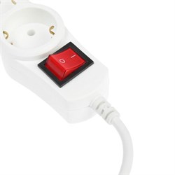 Сетевой фильтр 5bites SP4W-118 4S, 4 розетки, 1.8 м, 10 А, 3х0.75 мм2, с выкл., белый - фото 51368890