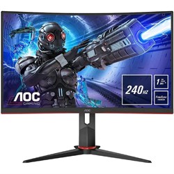 Монитор AOC Gaming C32G2ZE/BK 31.5", VA, 1920x1080, 240Гц, 1мс, HDMI, Dport, чёрный - фото 51369282