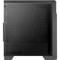 Корпус Aerocool Ore Saturn FRGB-G-BK-v1, без БП, ATX, Midi-Tower, черный - фото 51369621