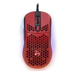 Мышь Arozzi FAVO, игровая, проводная, оптическая, 16000 dpi, красно-чёрная - фото 51369958