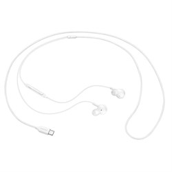 Наушники Samsung EO-IC100 (EO-IC100BWEGRU), 1.2м, вакуумные, микрофон, белые - фото 51370107