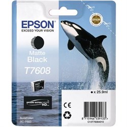 Картридж струйный Epson T7608 C13T76084010 черный матовый для Epson SureColor SC-P600 - фото 51370239