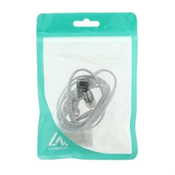 Наушники LuazON VBT 1.10 «Молния», вакуумные, микрофон, белые - фото 51370463