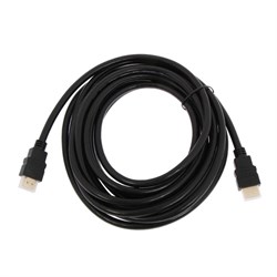 Кабель HDMI Windigo, HDMI(m)-HDMI(m), v 1.4, 5 м, позолоченные разъёмы, 3D, 4K, чёрный - фото 51370813