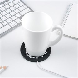 Подставка для кружки USB «Настоящий мужчина», 10 х 10 см. - фото 51370985