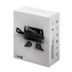 Наушники беспроводные VBT 1.29, TWS, вакуумные, Bluetooth 5.0, 3500 мАч, водонепроницаемые, чёрные - фото 51371213