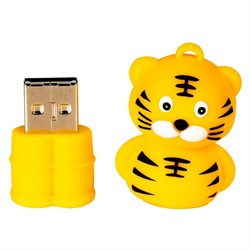 Флешка Smartbuy Wild series "Тигр", 32 Гб, USB 2.0, чт до 25 Мб/с, зап до 15 Мб/с - фото 51371298