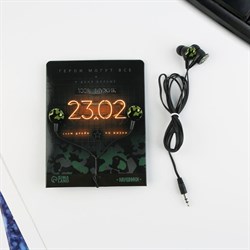 Наушники вакуумные «23 Февраля», модель RX-4, 13 х 11 см - фото 51371441