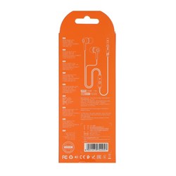 Наушники Hoco M82, проводные, вакуумные, микрофон, Jack 3.5 мм, 1.2 м, белые - фото 51371851