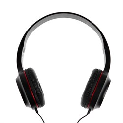 Комплект наушников Hoco W24, проводные, накладные + вакуумные, проводные, красные - фото 51371878