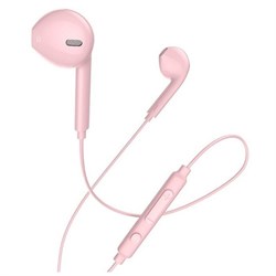 Наушники Hoco M55, проводные, вкладыши, микрофон, Jack 3.5, кабель 1.2 м, розовые - фото 51371938