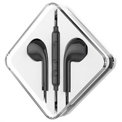 Наушники Hoco M55, проводные, вкладыши, микрофон, Jack 3.5, кабель 1.2 м, чёрные - фото 51371945