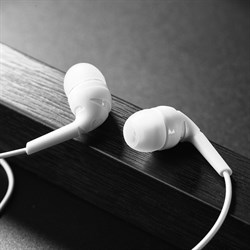 Наушники Hoco M40, проводные, вакуумные, микрофон, Jack 3.5 мм, 1.2 м, белые - фото 51371958