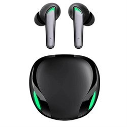 Наушники беспроводные TFN Rage, TWS, отклик 55 мс, Bluetooth 5.1, 30/300 мАч, сенсорные, чёрные - фото 51372006