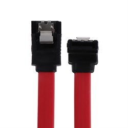 Кабель интерфейсный Cablexpert CC-SATAM-DATA90-0.3M, SATA 7pin/7pin, защелка, угловой,0.3М - фото 51372299