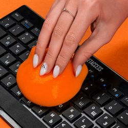 Лизун-очиститель, гелевый, автомобильный, Grand Caratt, оранжевый, 100 г - фото 51372385