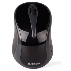 Мышь A4Tech V-Track G3-280A, USB, беспроводная, оптическая, 1000 dpi, чёрная - фото 51372537