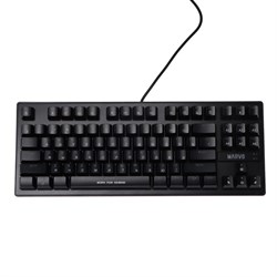 Клавиатура MARVO KG901, игровая, проводная, механическая, 87 клавиш, USB, подсветка, черная - фото 51372580