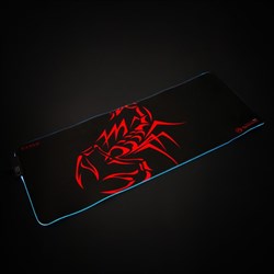 Коврик для мыши MARVO MG010, игровой, 800×305×4 мм, подсветка, чёрный - фото 51372619