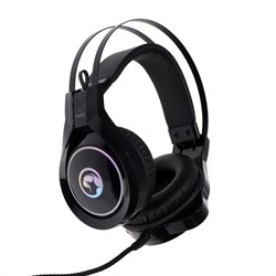 Наушники MARVO HG8901, игровые, микрофон, USB+3.5 мм, 2.1м, подсветка, чёрные - фото 51372658