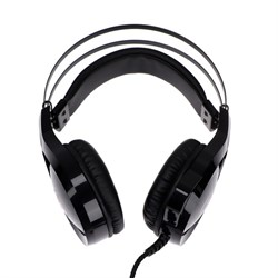 Наушники MARVO HG8901, игровые, микрофон, USB+3.5 мм, 2.1м, подсветка, чёрные - фото 51372660