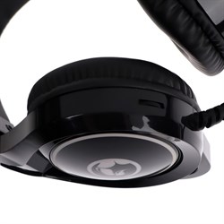 Наушники MARVO HG8901, игровые, микрофон, USB+3.5 мм, 2.1м, подсветка, чёрные - фото 51372663