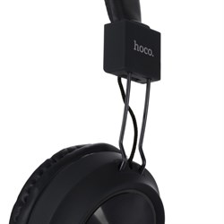 Наушники беспроводные, накладные, Hoco W25, Bluetooth 5.0, с микрофоном, 300 мАч, чёрные - фото 51372694