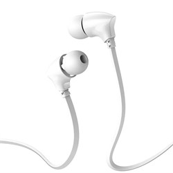 Наушники Borofone BM26 Rhythm, вакуумные, микрофон, Jack 3.5 мм, кабель 1.2 м, белые - фото 51372904