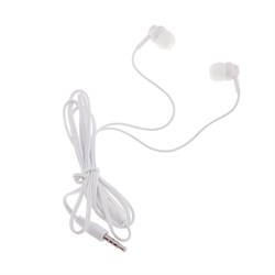 Наушники Blast BAH-217 Mobile, вакуумные, микрофон, Jack 3.5 мм, кабель 1 м, белые - фото 51372932