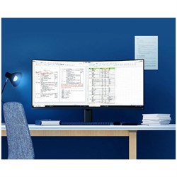 Монитор Xiaomi Curved Monitor, 34", VA, 3440x1440, 144Гц, 4мс, D-Sub, HDMI, DVI, DP черный - фото 51372962