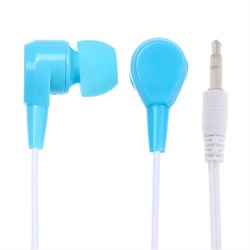 Наушники OXION Simple EPO102, вакуумные, 102 дБ, 32 Ом, 3.5 мм, 1.2 м, синие - фото 51373001