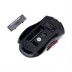 Мышь Dialog MRGK-12U Gan-Kata, игровая, беспроводная, 1600 dpi, 2хАА, USB, чёрная - фото 51373040