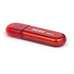 Флешка Mirex CANDY RED, 32 ГБ, USB 2.0, чтение до 25 Мб/с, запись до 15 Мб/с, красная - фото 51373367