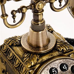 Ретро-телефон «Амес», громкая связь, 18×24×25 см, позолота - фото 51373464