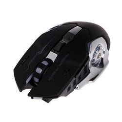 Мышь MB-2.7, игровая, беспроводная, оптическая, 800-2400 dpi, 500 мАч, подсветка, USB, черная - фото 51373553