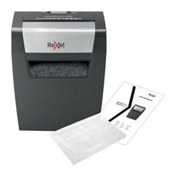 Шредер Rexel Momentum X406, фрагменты 4х30мм, 6 листов, скобы - фото 51374210