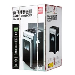 Шредер Deli 9913, фрагменты 3х16мм, 6 листов, скрепки, скобы - фото 51374238