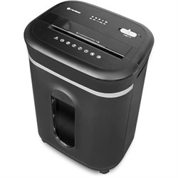 Шредер Heleos УМ28-4, фрагменты 3.9х30мм, 17 листов, скрепки, скобы, пл.карты, диски - фото 51374270