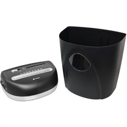 Шредер Heleos УП23-4, фрагменты 4×38 мм, 13 листов, уничтожает скрепки, скобы, пластиковые карты и диски - фото 51374326