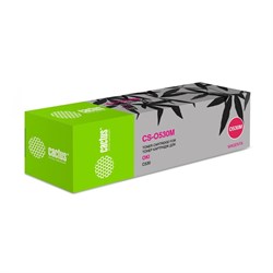 Тонер Картридж Cactus CS-O530M пурпурный для Oki C530 (5000стр.) - фото 51374863