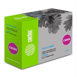 Тонер Картридж Cactus CS-CLT-C609S голубой для Samsung CLP 770/770ND/775/775ND (7000стр.) - фото 51374882