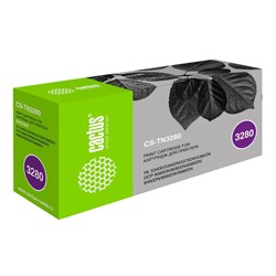 Картридж Cactus CS-TN3280 TN-3280, (DCP-8085/8085DN/5370DW/8880DN), для Brother, чёрный - фото 51375010