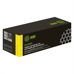 Картридж Cactus CS-C055Y 055 Y, для Canon LBP663Cdw/LBP664Cx/MF746Cx, 2100 страниц, цвет жёлтый - фото 51375286