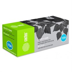 Картридж Cactus CS-C7115AS C7115A, для HP LJ 1000/1005/1200, 2500 страниц, цвет чёрный - фото 51375305